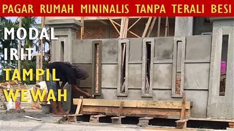 Pagar besi masih menjadi material utama dalam pemilihan bahan untuk membuat pagar minimalis. Model Pagar Rumah Minimalis Terbaru 2020