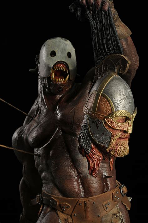 The fellowship of the ring special extended edition) character. Review and photos of Sideshow LOTR Berserker Uruk-Hai ...