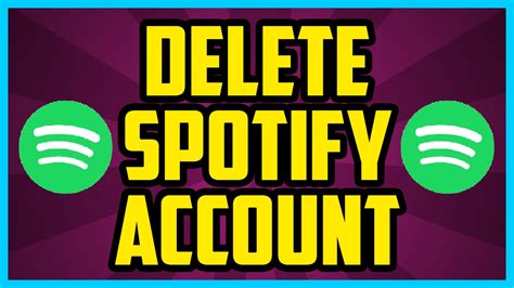 Be sure to cancel any subscriptions first. How To Delete Your Spotify Account 2017 (QUICK & EASY ...