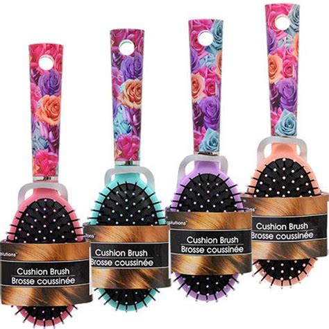 Of course, you can use a paddle brush on dry hair as well. Cushioned Paddle Brushes with Decorative Handles | Paddle ...