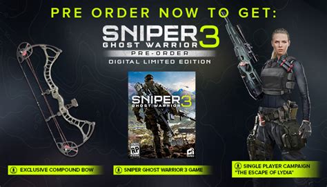 Additional single player campaign the escape of lydia. Pre-purchase Sniper Ghost Warrior 3 on Steam