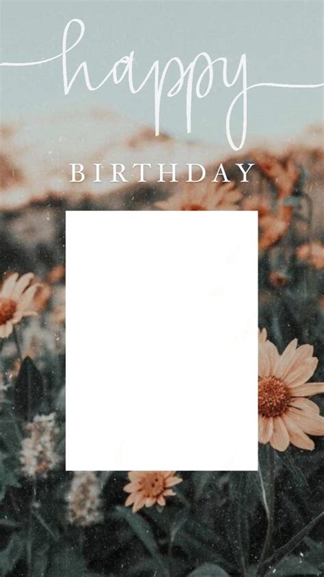 Instagram templates for happy birthday story. happy birthday Instagram template | Poster bunga, Kartu ...