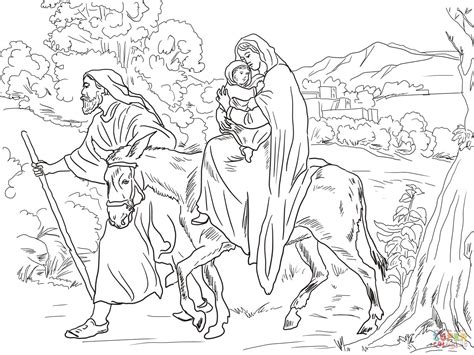 Free printable blaze coloring pages download. Joseph Mary and Baby Jesus Coloring Page | Thousand of the ...