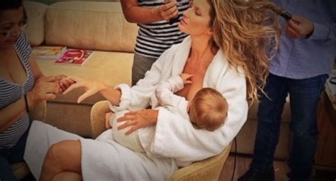 The thing is i don't know if tom is going to be happy about it. Supermodel Breastfeeding Photo Causes Online Mommy War Video - ABC News