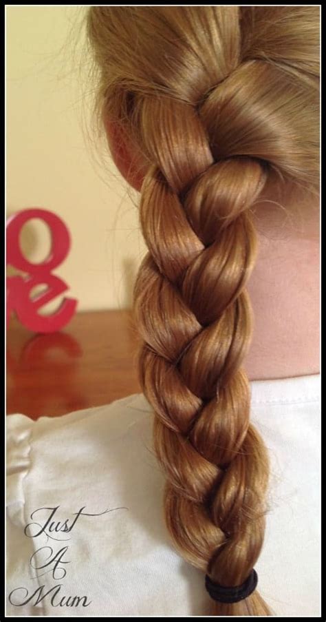 Firstly create a regular ponytail in the hair. Basic Plait - Just a Mum Hairstyles - Just a Mum