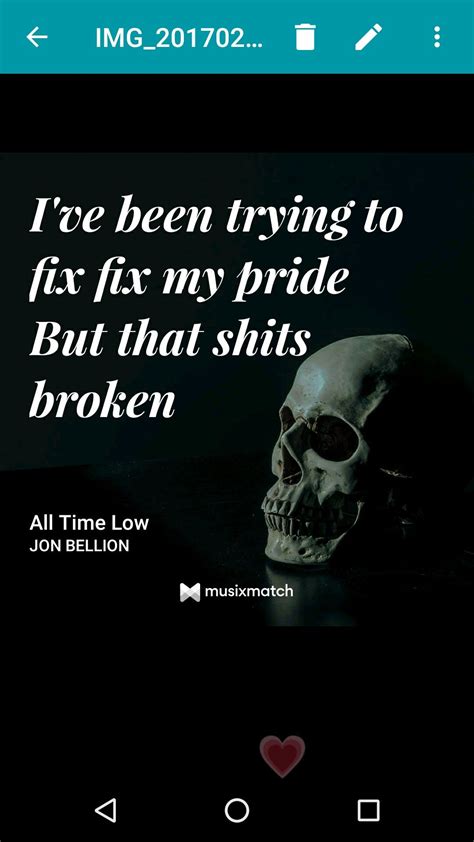All time low is a song by american singer jon bellion. Pin by Purvi Jain on Fab lyrics (With images) | All time ...
