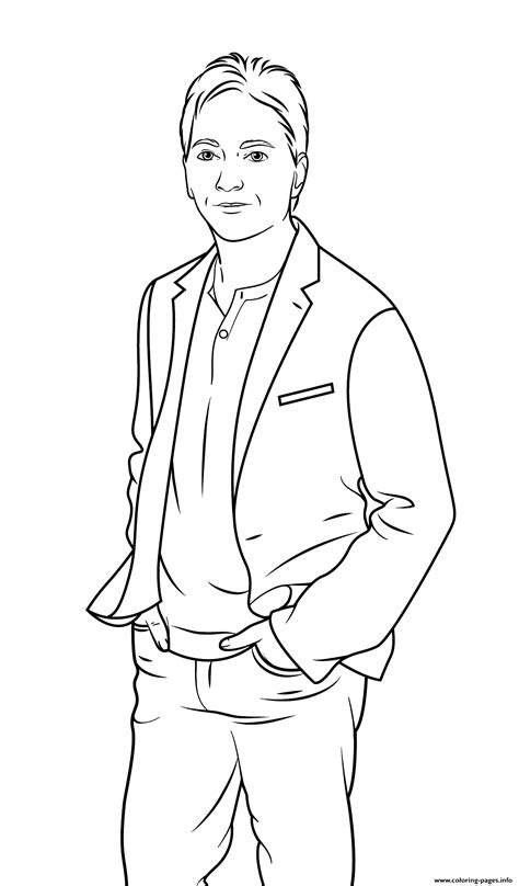 Top celebrities of the week. Scott Baio Celebrity Coloring Pages Printable