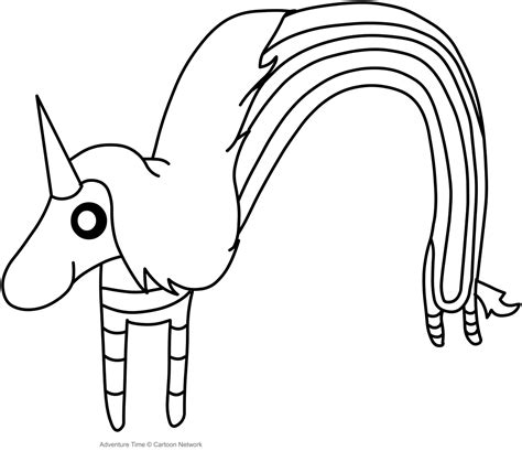 Lord monichromicorn is a very romantic horse. Lady Rainicorn (Adventure Time) coloring pages