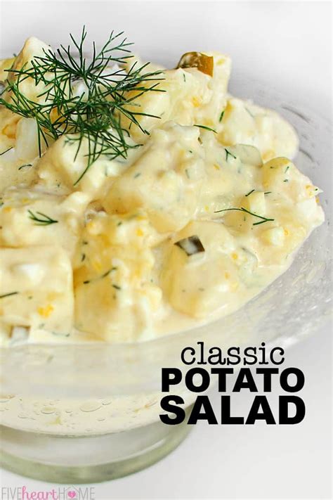 Get the recipe for roasted potato salad with sour cream and shallots ». Classic Potato Salad -- featuring mayo, sour cream, mustard, pickles, hard-boiled eggs, and ...