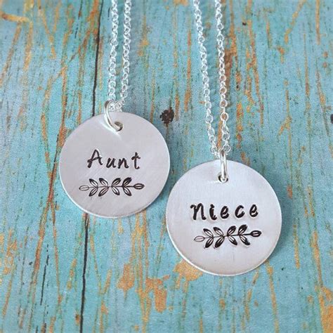 1st birthday gift ideas for niece. Aunt and Niece Necklaces - Aunt and Niece - Gift for Niece ...