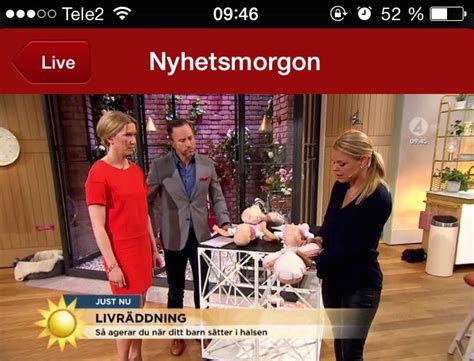 Award winning programming including dramas, entertainment, documentaries, news and live sport. Livräddning på TV4 Nyhetsmorgon | Life In Mind