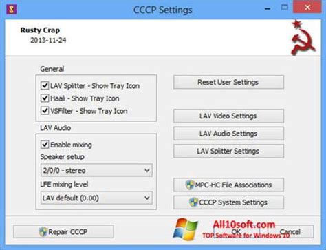 Outputting 3d video to your monitor/tv requires windows 8.x/10 (or windows 7 with a modern. Scaricare Combined Community Codec Pack per Windows 10 (32 ...