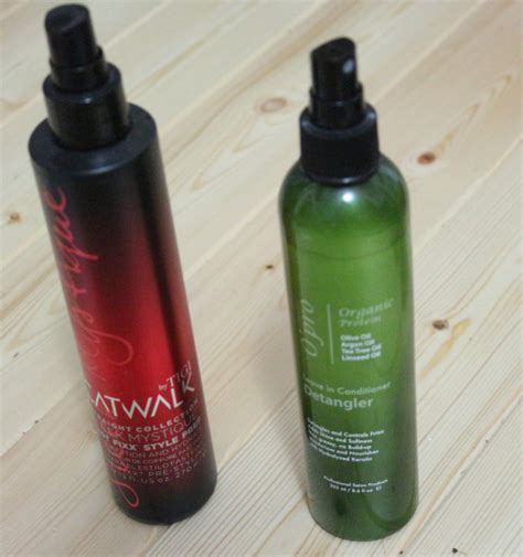And a really great leave in conditioner is it's a 10 and they have a whole line of hair products so you may be able to find one of their products that works for you. Leave-In Conditioner Review: Tigi vs O-Pro - Mama Adventure
