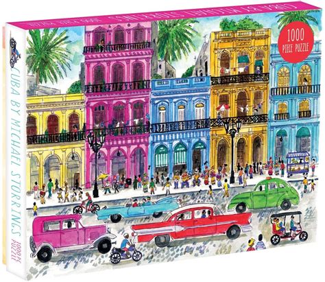 Find deals on products in puzzles on amazon. Galison Michael Storrings 1000 Piece Cuba Jigsaw Puzzle ...