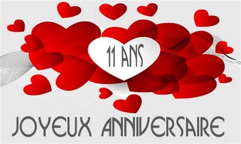 Joyeux Anniversaire 11 Ans