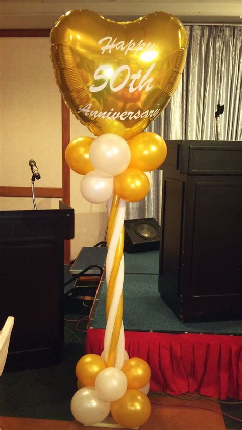 Same day anniversary balloons delivery from send flowers! 50th anniversary balloon bouquet | 50th Wedding ...
