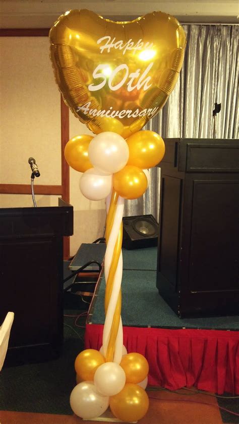 Globalrose.com has been visited by 10k+ users in the past month 50th anniversary balloon bouquet | 50th Wedding ...