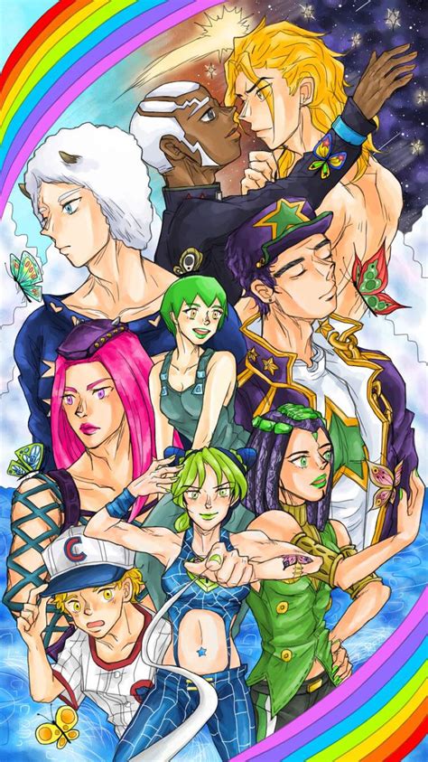 It's the shortest part, cardboard cutout characters, jonathan is a generic mc and araki's least favorite jojo. Jojo Part 6 Characters - #dream #jojo part one #jojo ...