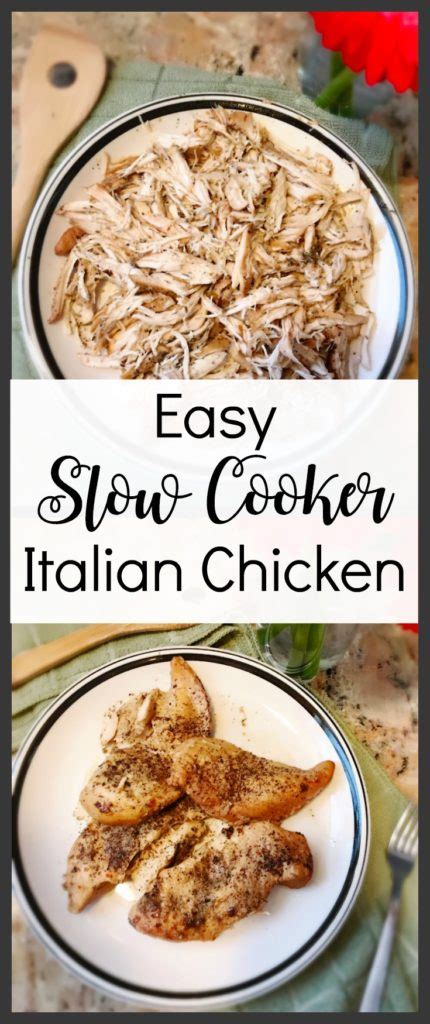 Get the recipe from delish. Easy Slow Cooker Italian Chicken - Electric Mommy Blog