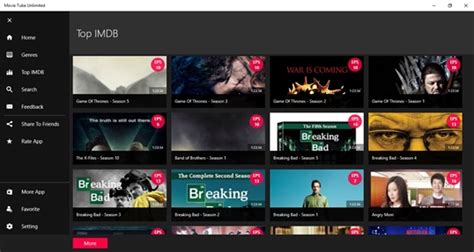 This free movie download site also allows creating a free virtual library card which grants you access to forums, the ability to upload videos, bookmark favorite content, etc. Movies HD Unlimited for Windows 10 PC free download ...