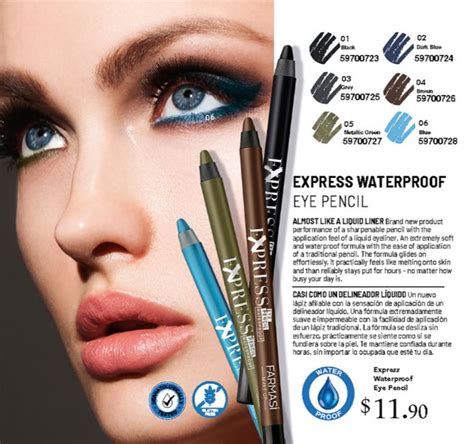 Use a pencil liner as a guide for tricky liquid liners. Farmasi - Express Waterproof Eye Pencil | Waterproof ...