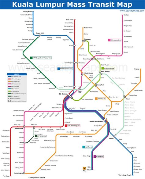 Find all the transport options for your trip from kuala lumpur to lumut right here. Kuala Lumpur Mass Transit Map | Transit map, Map