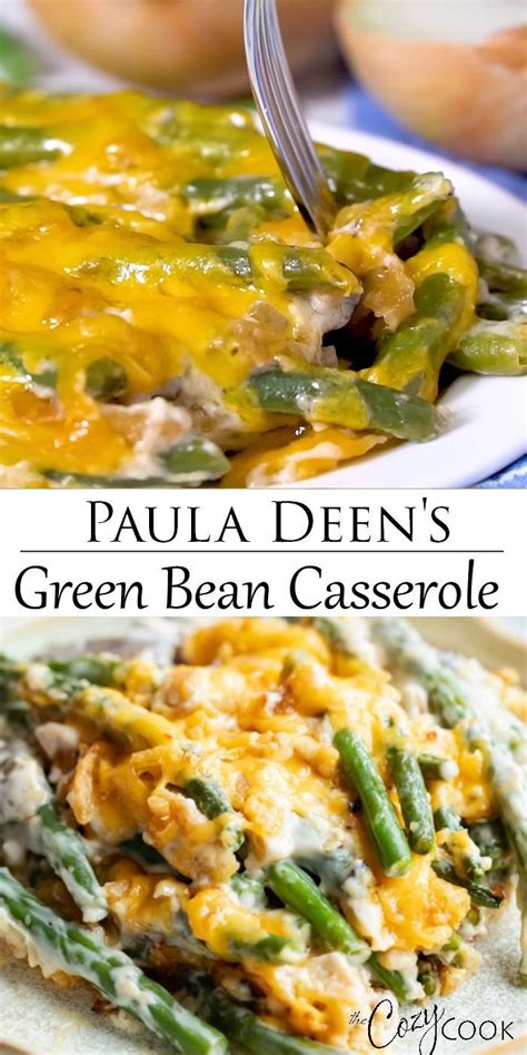 So i entered it again myself to calculate and. This homemade Green Bean Casserole recipe from Paula Deen ...