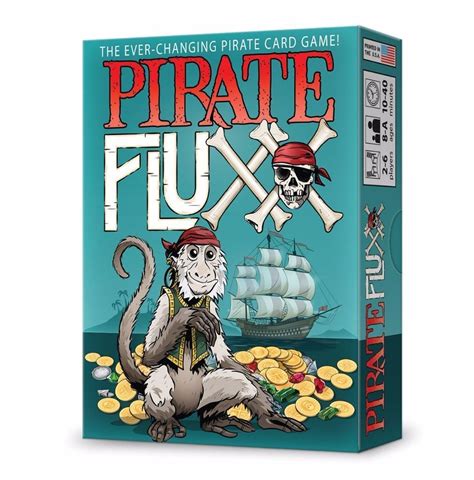 The pirate version has some funny cards for nautical nonsense and in place of creepers that stop you from winning the game, you'll now have to contend with scurvy & shackles, a pirate's worst nemesis. Pirate Fluxx Card Game by Looney Labs LOO 045 | Card games, Pirate card, Pirate party invitations