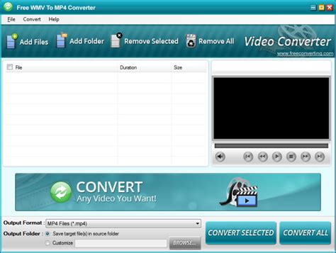 Convert your mp4 files to wmv video. Free WMV to MP4 Converter - Download