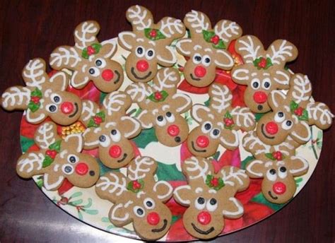 Use the head and torso area. Upsidedown Gingerbread Man Made Into Reindeers - Ideas ...