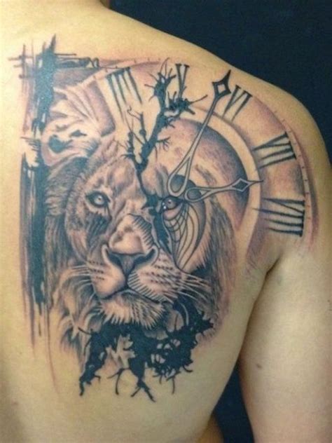 Mc magrinho e mc maneirinho). Leão + relógio | Tatuagens, Tatuagem, Tatuagem de relógio