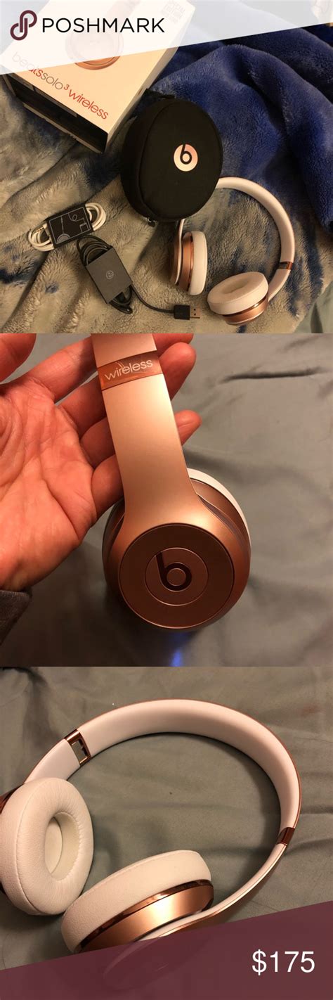 Maybe you would like to learn more about one of these? Beats solo 3 Rose Gold AUTHENTIC Beats Solo 3 Wireless in Rose Gold Comes with everything you ...