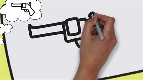 Thanks for watching our channel. How to draw a gun EASY & SIMPLE - Easy drawing for kids ...