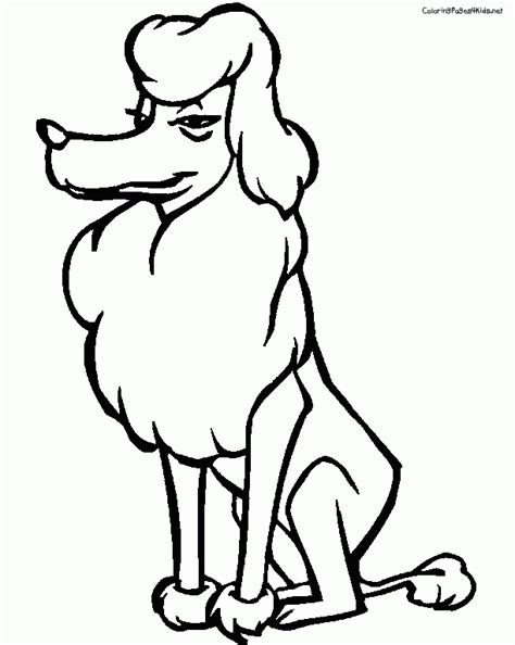 This animal coloring page needs your artistic skills! Free Poodle Coloring Pages - Coloring Home