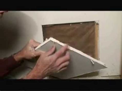 First, sand the area to be repaired with a palm sander. How to Repair a Large Drywall Hole Video - YouTube