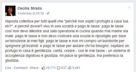 Intervento di cecilia strada in piazza alimonda il 20 luglio 2018. Il fango del Giornale e di Libero su Cecilia Strada