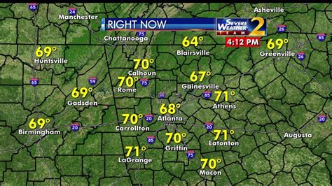 The average annual temperature in atlanta is 61 degrees. Atlanta weather: Atlanta welcomes warm air after freeze