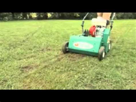 Use a leaf rake to pick up the. Power Raking or Dethatching a Lawn - YouTube