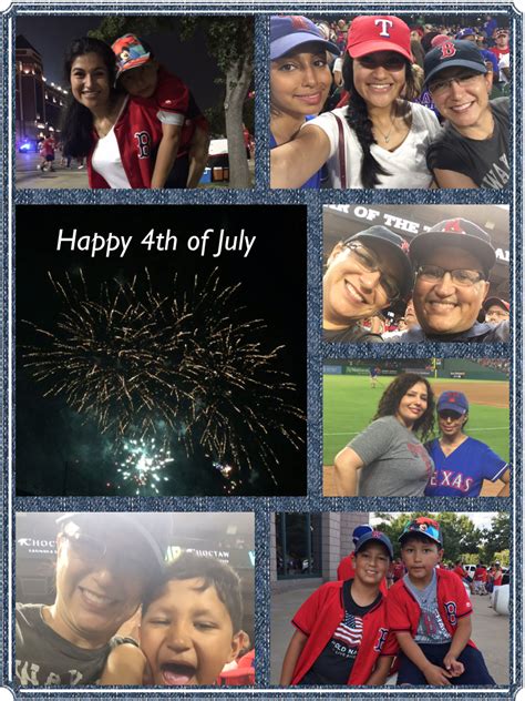 It's the fourth of july, and that means you are probably getting ready for a full day of parades, grilling out and fireworks. Fourth of July + Red Sox vs. Texas Rangers baseball game ⚾ ...