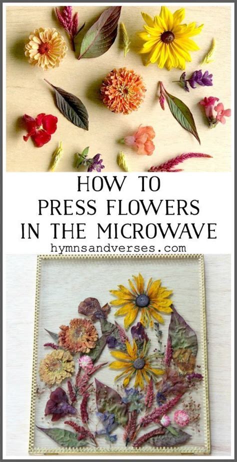 If you received a beautiful bouquet, have flowers from a special event, or even a wedding bouquet that you can't bear to actually toss, you can save your flowers by drying or pressing them. How to Press Flowers in the Microwave (With images ...