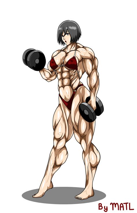 Commission - Mikasa by MATL on DeviantArt Eren and mikasa season final.
