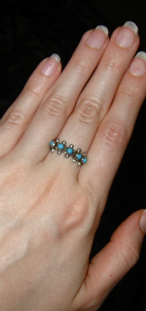 Hi it was said that my great, great grandmother was an orphaned shawnee indian baby adopted by. Just got this from my grandmother - turquoise ring my ...