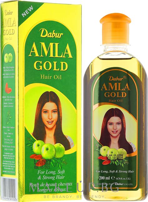 Dabur / масло для волос с экстрактом амлы, 180 мл./ dabur amla hair oil. Dabur Amla Gold Hair Oil - Масло за коса "Злато" | Makeup.bg