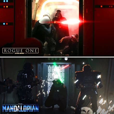 A video online can be found of that scene of which i made three screenshots. Star Wars: Rogue One's Darth Vader Scene Receives Callback ...