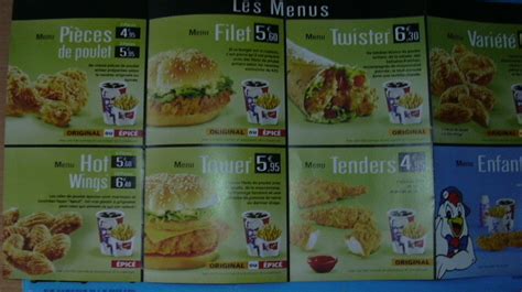 Que ce soit pour vos projets de décoration du sol, du mur, ou bien encore de. Les Cahiers du Burger - Fast Food - KFC France - adresses