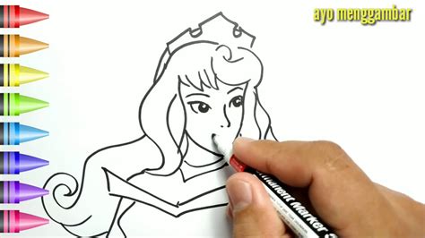 Cara menggambar dan mewarnai tari saman. MUDAHNYA ,ayo belajar cara menggambar PUTRI RAPUNZEL dan ...