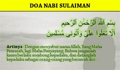 Nabi sulaiman dikenal sebagai raja yang berkuasa atas manusia, jin dan binatang. Inilah Doa Nabi Sulaiman Dalam Al Quran Untuk Jadi Kaya ...