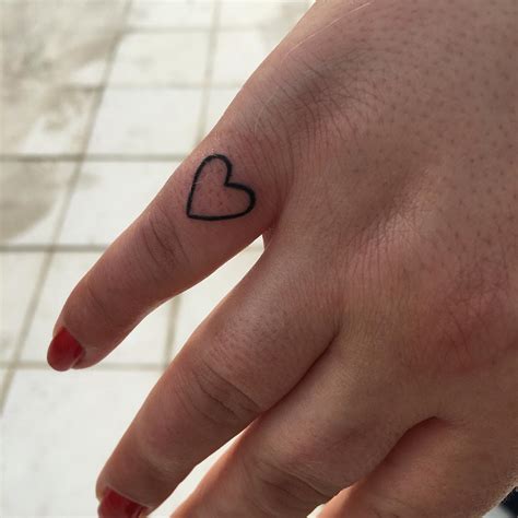 Couples can have wedding rings inked on the event of their engagement or wedding ceremony, alongside their names or initials, or even their wedding pledges. 16+ Small Heart Tattoo Designs , Ideas | Design Trends ...