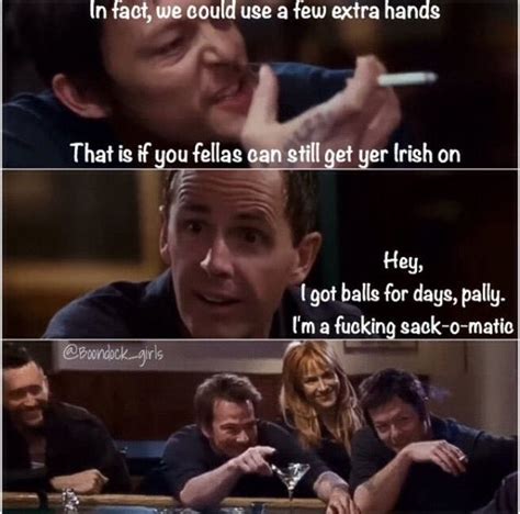 Great memorable quotes and script exchanges from the boondock saints movie on quotes.net. Sac o matic detective greenly Boondock saints Murphy ...