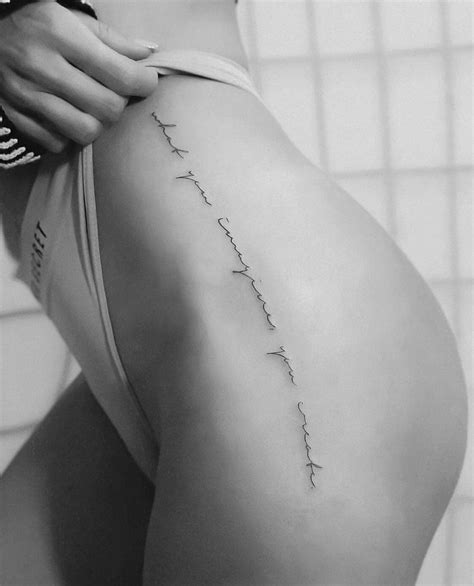 If you place a tattoo on the side of your stomach (above the hip bone), you're getting a side stomach tattoo. Crisp line work, dreamy font + whimsical placement | Hip ...
